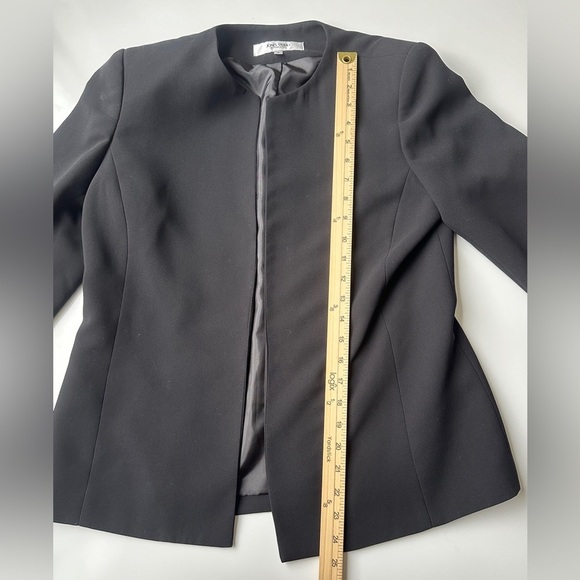 Jones Studio Separates Black Sleek Sophisticated Open Blazer Jacket Women’s 8 - Picture 5 of 6